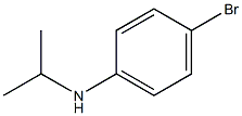 4-bromo-N-(propan-2-yl)aniline Struktur