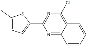 4-chloro-2-(5-methylthiophen-2-yl)quinazoline Struktur