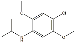 4-chloro-2,5-dimethoxy-N-(propan-2-yl)aniline Struktur