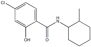 4-chloro-2-hydroxy-N-(2-methylcyclohexyl)benzamide Struktur