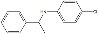 4-chloro-N-(1-phenylethyl)aniline Struktur