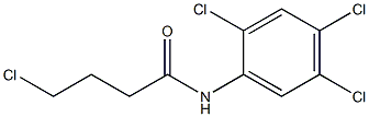 4-chloro-N-(2,4,5-trichlorophenyl)butanamide Struktur