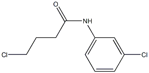 4-chloro-N-(3-chlorophenyl)butanamide Struktur