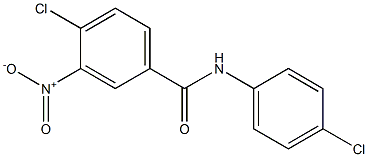 4-chloro-N-(4-chlorophenyl)-3-nitrobenzamide Struktur