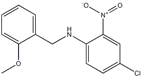 4-chloro-N-[(2-methoxyphenyl)methyl]-2-nitroaniline Struktur