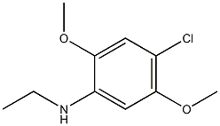 4-chloro-N-ethyl-2,5-dimethoxyaniline Struktur