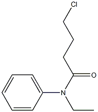 4-chloro-N-ethyl-N-phenylbutanamide Struktur