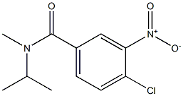 4-chloro-N-methyl-3-nitro-N-(propan-2-yl)benzamide Struktur