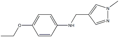 4-ethoxy-N-[(1-methyl-1H-pyrazol-4-yl)methyl]aniline Struktur