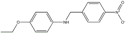 4-ethoxy-N-[(4-nitrophenyl)methyl]aniline Struktur