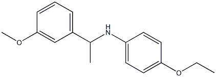 4-ethoxy-N-[1-(3-methoxyphenyl)ethyl]aniline Struktur