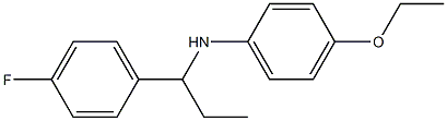 4-ethoxy-N-[1-(4-fluorophenyl)propyl]aniline Struktur