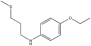 4-ethoxy-N-[3-(methylsulfanyl)propyl]aniline Struktur