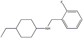 4-ethyl-N-[(2-fluorophenyl)methyl]cyclohexan-1-amine Struktur