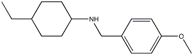 4-ethyl-N-[(4-methoxyphenyl)methyl]cyclohexan-1-amine Struktur