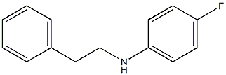 4-fluoro-N-(2-phenylethyl)aniline Struktur