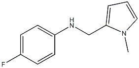 4-fluoro-N-[(1-methyl-1H-pyrrol-2-yl)methyl]aniline Struktur