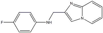 4-fluoro-N-{imidazo[1,2-a]pyridin-2-ylmethyl}aniline Struktur