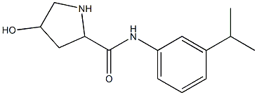 4-hydroxy-N-[3-(propan-2-yl)phenyl]pyrrolidine-2-carboxamide Struktur