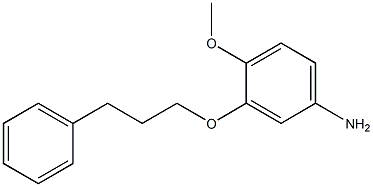 4-methoxy-3-(3-phenylpropoxy)aniline Struktur