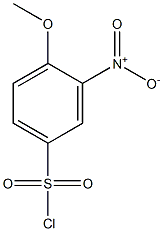 4-methoxy-3-nitrobenzene-1-sulfonyl chloride Struktur