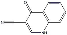 4-oxo-1,4-dihydroquinoline-3-carbonitrile Struktur