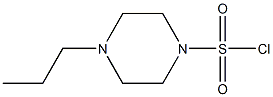 4-propylpiperazine-1-sulfonyl chloride Struktur