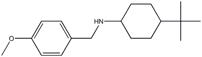 4-tert-butyl-N-[(4-methoxyphenyl)methyl]cyclohexan-1-amine Struktur