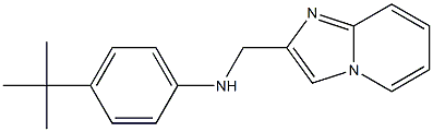 4-tert-butyl-N-{imidazo[1,2-a]pyridin-2-ylmethyl}aniline Struktur