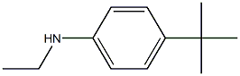 4-tert-butyl-N-ethylaniline Struktur