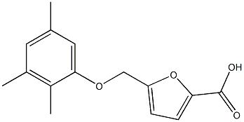 5-(2,3,5-trimethylphenoxymethyl)furan-2-carboxylic acid Struktur