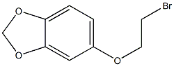 5-(2-bromoethoxy)-2H-1,3-benzodioxole Struktur