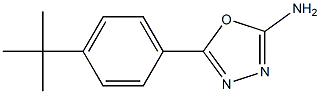 5-(4-tert-butylphenyl)-1,3,4-oxadiazol-2-amine Struktur