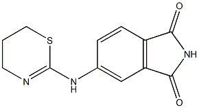 5-(5,6-dihydro-4H-1,3-thiazin-2-ylamino)-2,3-dihydro-1H-isoindole-1,3-dione Struktur