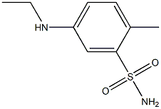 5-(ethylamino)-2-methylbenzene-1-sulfonamide Struktur