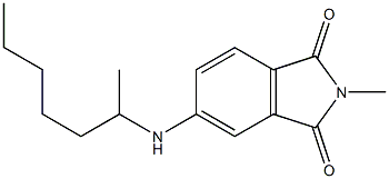 5-(heptan-2-ylamino)-2-methyl-2,3-dihydro-1H-isoindole-1,3-dione Struktur