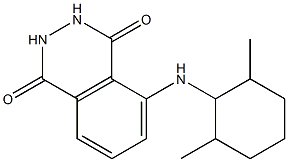 5-[(2,6-dimethylcyclohexyl)amino]-1,2,3,4-tetrahydrophthalazine-1,4-dione Struktur