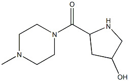 5-[(4-methylpiperazin-1-yl)carbonyl]pyrrolidin-3-ol Struktur