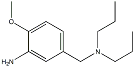 5-[(dipropylamino)methyl]-2-methoxyaniline Struktur