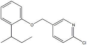 5-[2-(butan-2-yl)phenoxymethyl]-2-chloropyridine Struktur