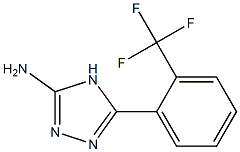 5-[2-(trifluoromethyl)phenyl]-4H-1,2,4-triazol-3-amine Struktur