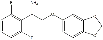 5-[2-amino-2-(2,6-difluorophenyl)ethoxy]-2H-1,3-benzodioxole Struktur