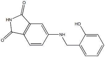 5-{[(2-hydroxyphenyl)methyl]amino}-2,3-dihydro-1H-isoindole-1,3-dione Struktur