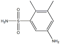 5-amino-2,3-dimethylbenzene-1-sulfonamide Struktur