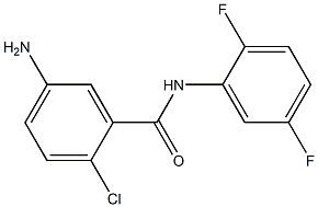 5-amino-2-chloro-N-(2,5-difluorophenyl)benzamide Struktur