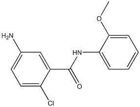 5-amino-2-chloro-N-(2-methoxyphenyl)benzamide Struktur