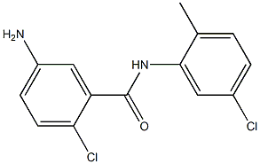 5-amino-2-chloro-N-(5-chloro-2-methylphenyl)benzamide Struktur