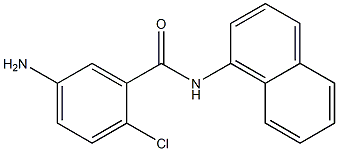 5-amino-2-chloro-N-(naphthalen-1-yl)benzamide Struktur