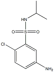 5-amino-2-chloro-N-(propan-2-yl)benzene-1-sulfonamide Struktur