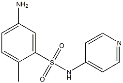 5-amino-2-methyl-N-(pyridin-4-yl)benzene-1-sulfonamide Struktur